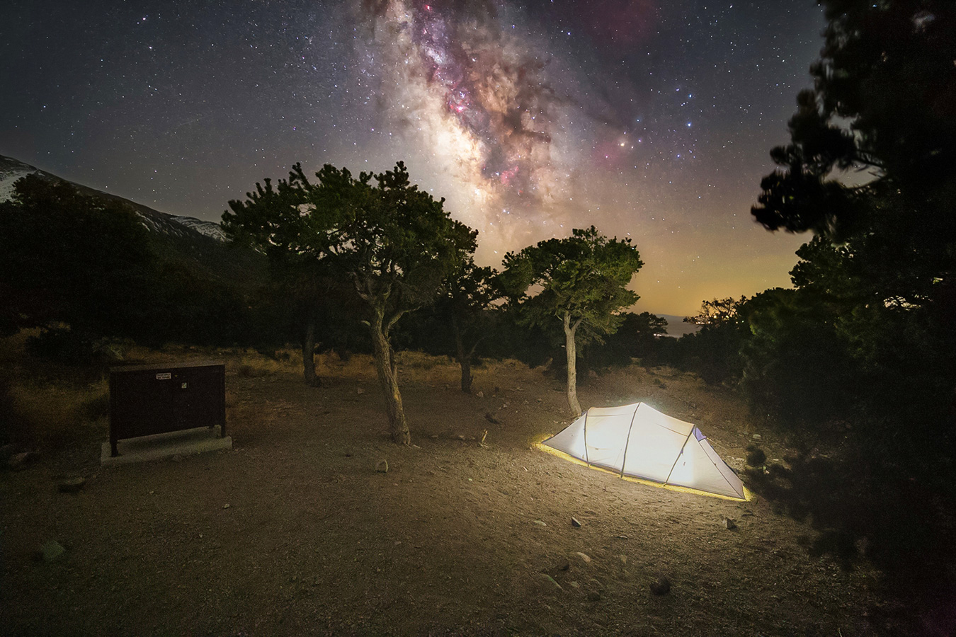 Night sky, Blanca Peak